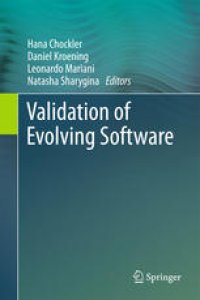 cover of the book Validation of Evolving Software