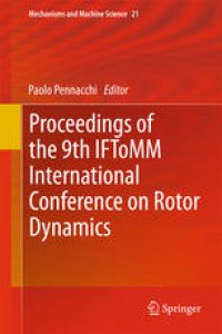 cover of the book Proceedings of the 9th IFToMM International Conference on Rotor Dynamics