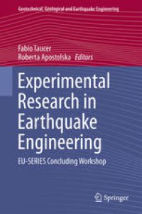 cover of the book Experimental Research in Earthquake Engineering: EU-SERIES Concluding Workshop