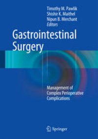 cover of the book Gastrointestinal Surgery: Management of Complex Perioperative Complications