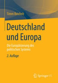 cover of the book Deutschland und Europa: Die Europäisierung des politischen Systems