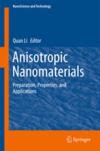 cover of the book Anisotropic Nanomaterials: Preparation, Properties, and Applications