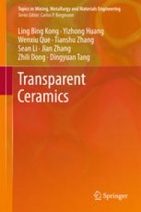 cover of the book Transparent Ceramics