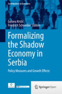 cover of the book Formalizing the Shadow Economy in Serbia: Policy Measures and Growth Effects