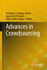 cover of the book Advances in Crowdsourcing