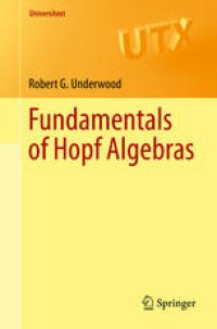 cover of the book Fundamentals of Hopf Algebras