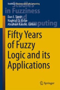 cover of the book Fifty Years of Fuzzy Logic and its Applications