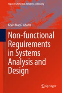 cover of the book Nonfunctional Requirements in Systems Analysis and Design