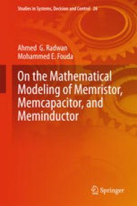 cover of the book On the Mathematical Modeling of Memristor, Memcapacitor, and Meminductor