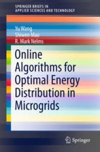 cover of the book Online Algorithms for Optimal Energy Distribution in Microgrids