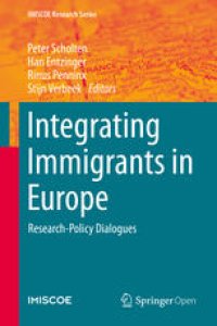 cover of the book Integrating Immigrants in Europe: Research-Policy Dialogues