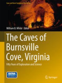 cover of the book The Caves of Burnsville Cove, Virginia: Fifty Years of Exploration and Science