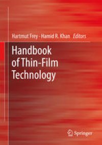 cover of the book Handbook of Thin-Film Technology