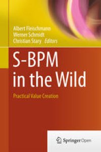 cover of the book S-BPM in the Wild: Practical Value Creation