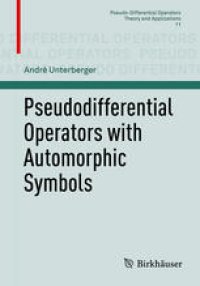 cover of the book Pseudodifferential Operators with Automorphic Symbols