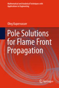 cover of the book Pole Solutions for Flame Front Propagation