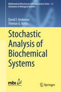 cover of the book Stochastic Analysis of Biochemical Systems