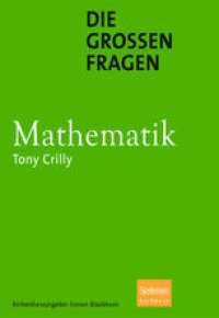 cover of the book Die großen Fragen Mathematik