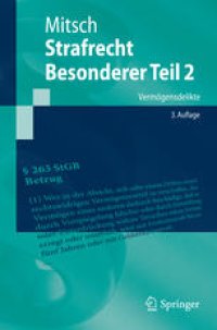 cover of the book Strafrecht, Besonderer Teil 2: Vermögensdelikte