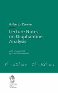 cover of the book Lecture Notes on Diophantine Analysis