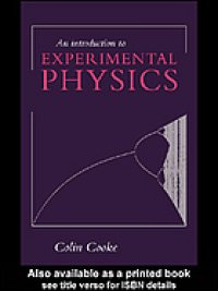 cover of the book An introduction to experimental physics