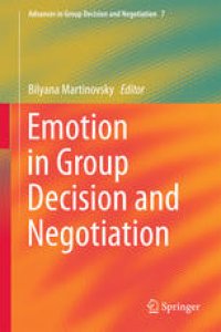 cover of the book Emotion in Group Decision and Negotiation