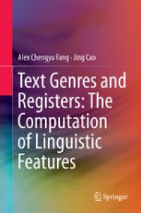 cover of the book Text Genres and Registers: The Computation of Linguistic Features