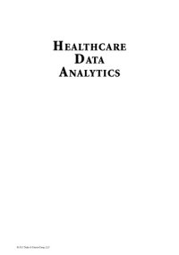 cover of the book Healthcare data analytics