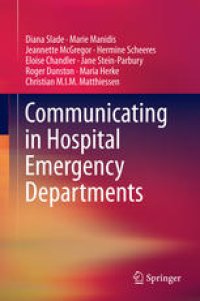 cover of the book Communicating in Hospital Emergency Departments