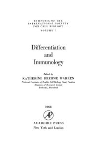 cover of the book Differentiation and Immunology : Symposia of the International Society for Cell Biology, Vol. 7