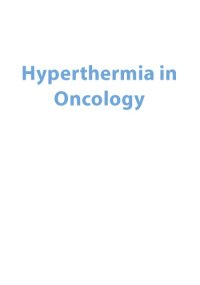 cover of the book Hyperthermia in oncology