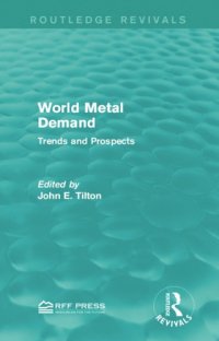 cover of the book World metal demand : trends and prospects