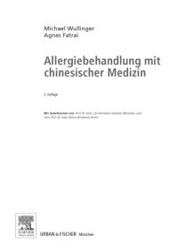 cover of the book Allergiebehandlung mit chinesischer Medizin