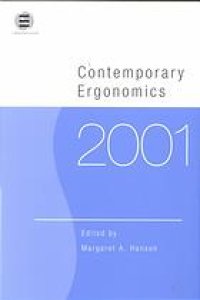 cover of the book Contemporary ergonomics 2001