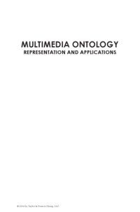 cover of the book Multimedia ontology : representation and applications