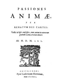 cover of the book Passiones animæ