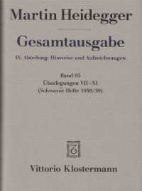 cover of the book Überlegungen VII-XI (Schwarze Hefte 1938/39)