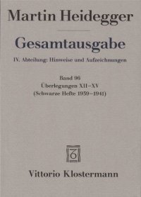 cover of the book Überlegungen XII-XV (Schwarze Hefte 1939-1941)