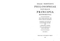 cover of the book Isaac Newton's Philosoophiae naturalis Principia mathematica. The third edition with variant readings