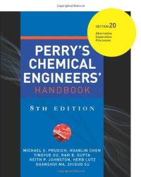 cover of the book Perry's Chemical Engineers' Handbook. Section 20