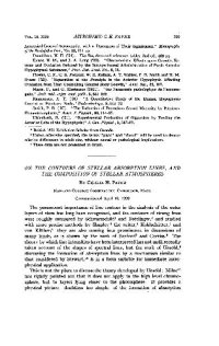 cover of the book On the Contours of Stellar Absorption Lines, and the Composition of Stellar Atmospheres