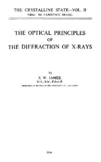 cover of the book Optical Principles of the Diffraction of X-Rays