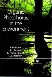 cover of the book Organic Phosphorus in the Environment