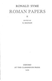 cover of the book Roman Papers