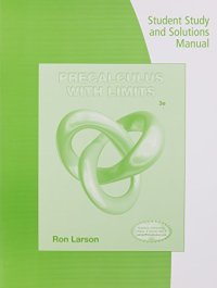 cover of the book Student Study and Solutions Manual for Larson's Precalculus with Limits