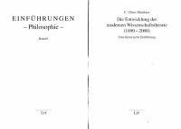 cover of the book Die Entwicklung der modernen Wissenschaftstheorie (1890-2000): Eine historische Einführung