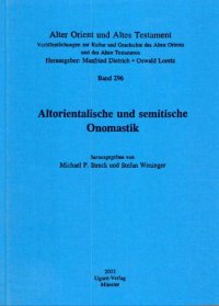 cover of the book Altorientalische und semitische Onomastik