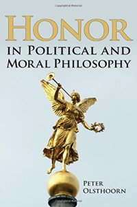 cover of the book Honor in Political and Moral Philosophy