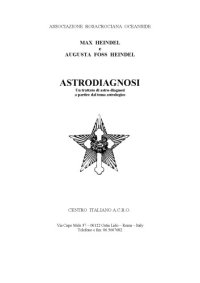 cover of the book Astrodiagnosi: un trattato di astro-diagnosi a partire dal tema astrologico