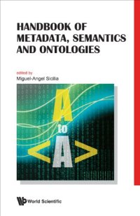 cover of the book Handbook of Metadata, Semantics and Ontologies